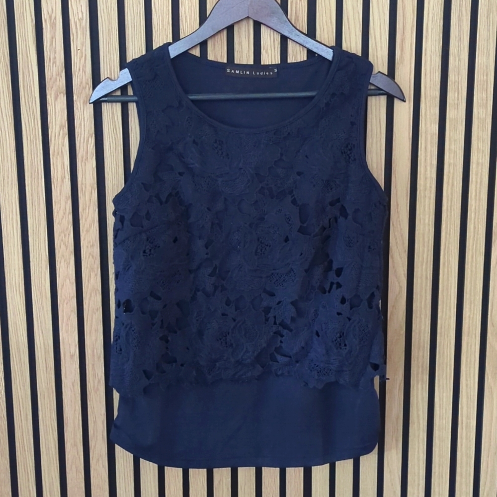 Samlin Navy Blue Blouse - S